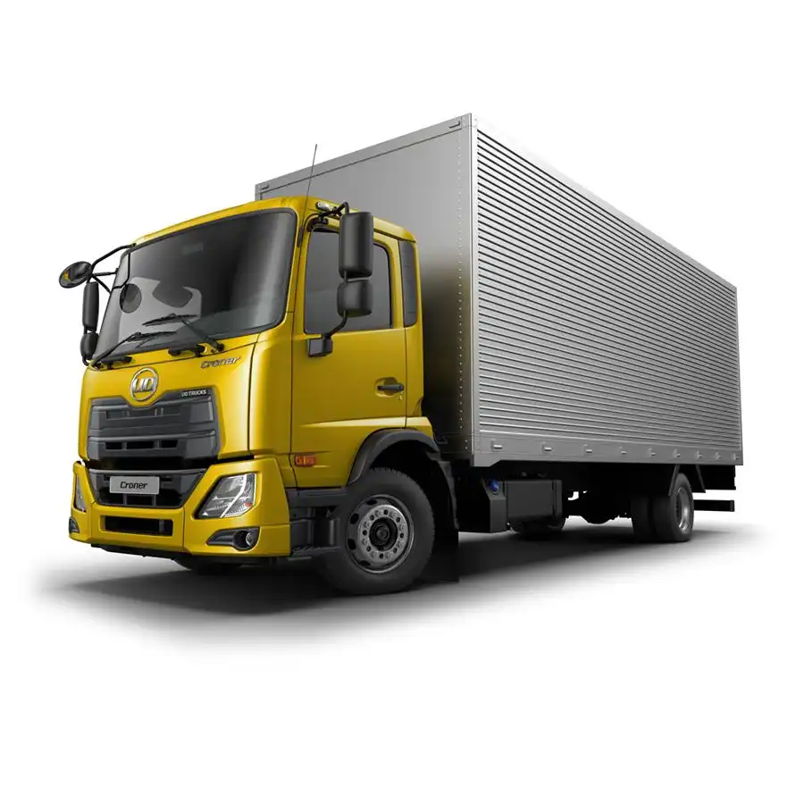 El UD Trucks Croner PKE250 es un camión fiable y duradero construido con componentes robustos.