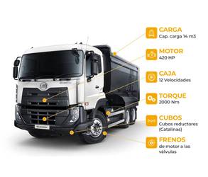 UD Trucks Volqueta 14m3 Quester CWE420 SWB - Ficha Técnica