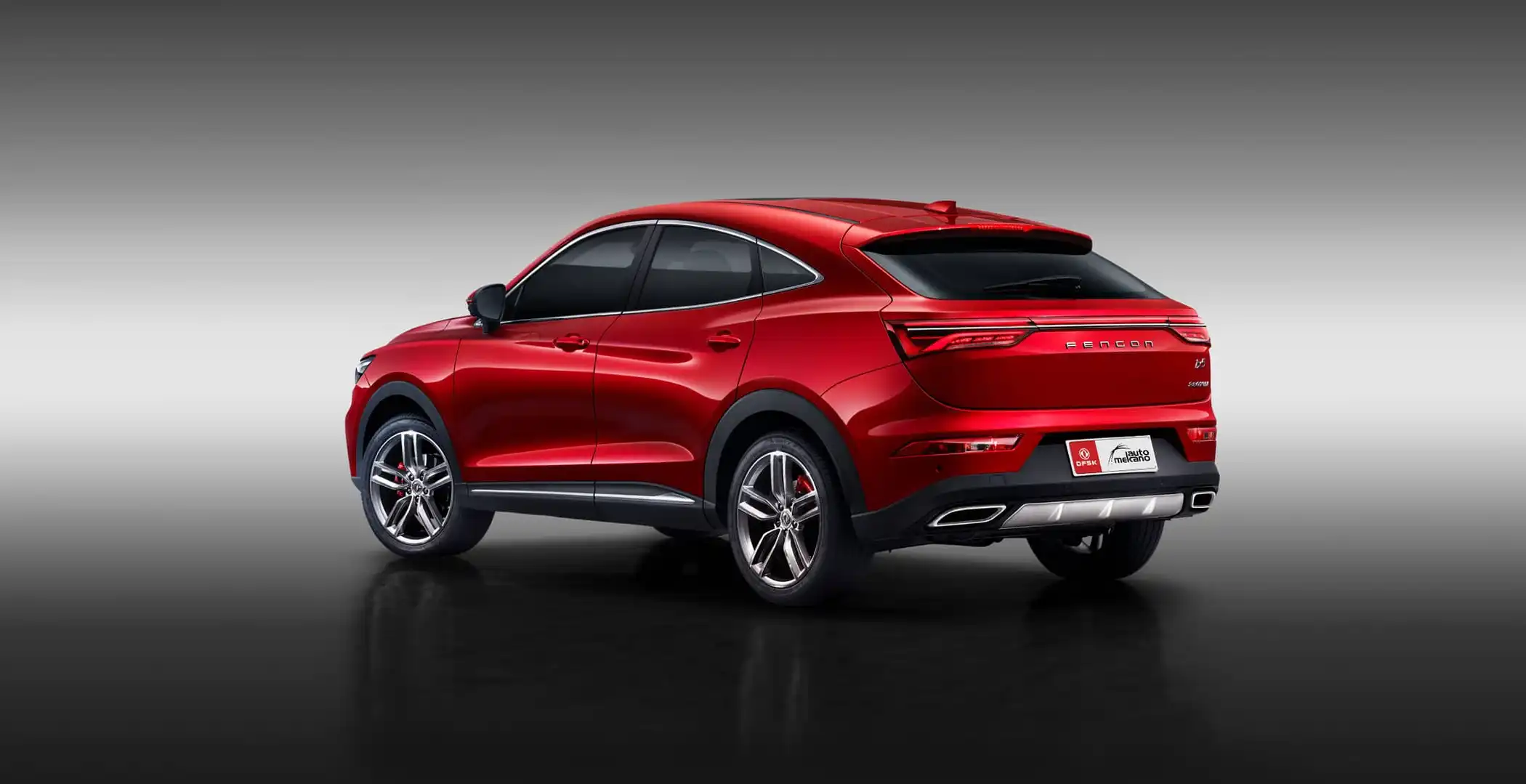 SUV Deportivo DFSK iX5, Diseño Exterior estilo coupé que capta todas las miradas en la carretera.