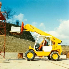 En 1977, uno de los Hitos de la Historia JCB.