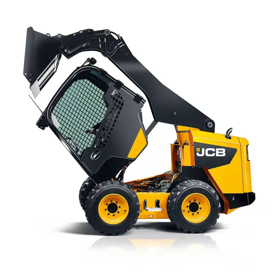 Minicargador JCB 270 SF, Cabina abatible para más fácil mantenimiento.