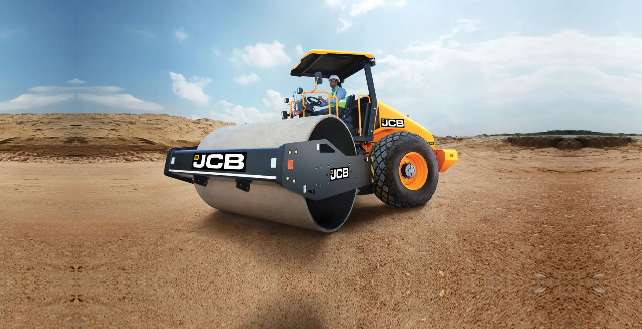 Rodillo Compactador JCB VM 116, Control Automático de Vibración