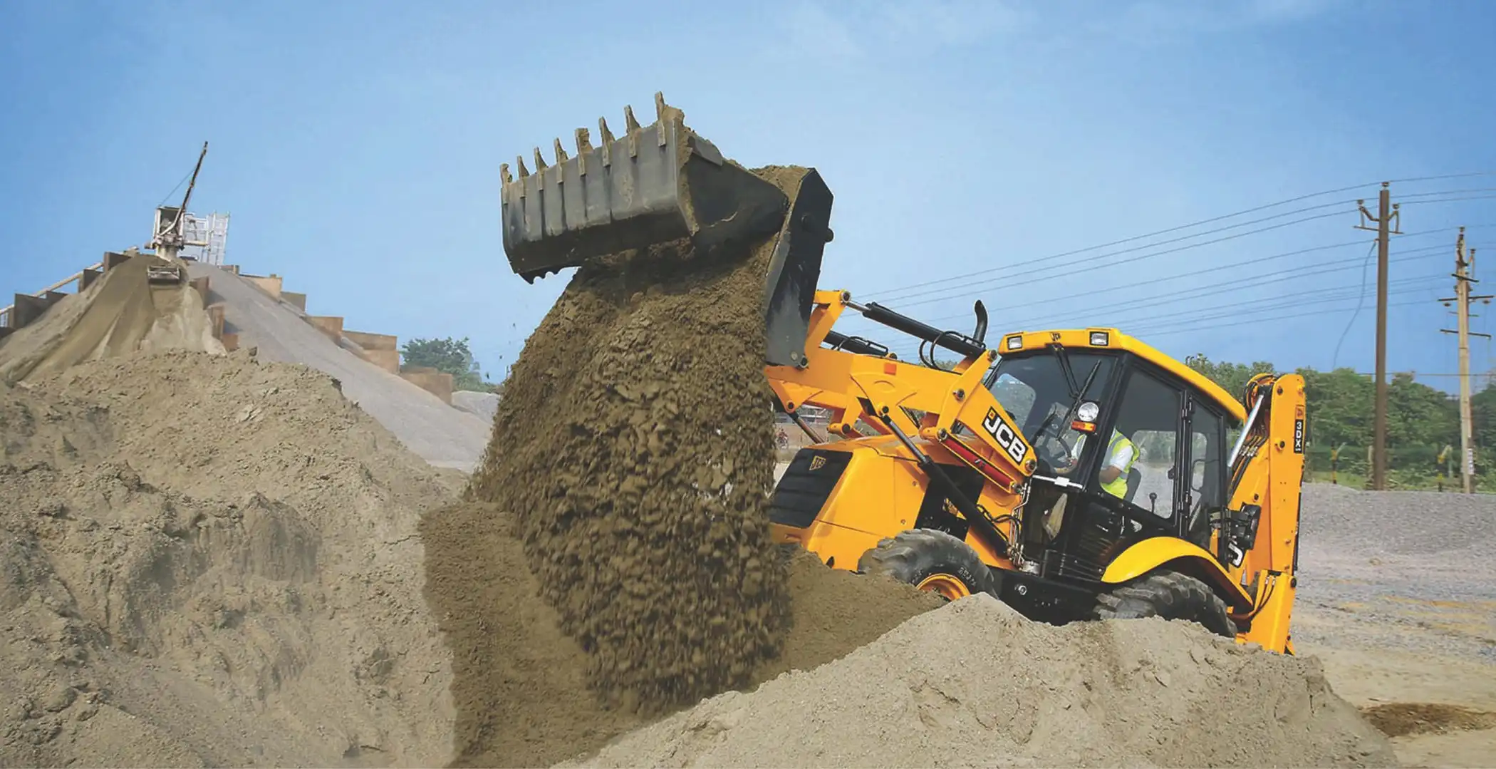 Retroexcavadora JCB 3CX es la gallineta maquinaria número 1 en el mundo