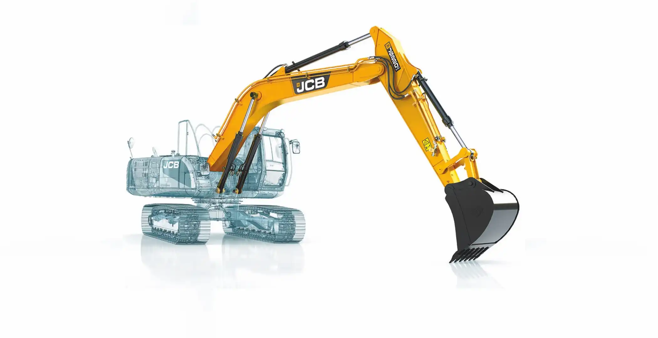 Excavadora JCB JS220, Resistencia y Durabilidad con los mejores componentes de la industria